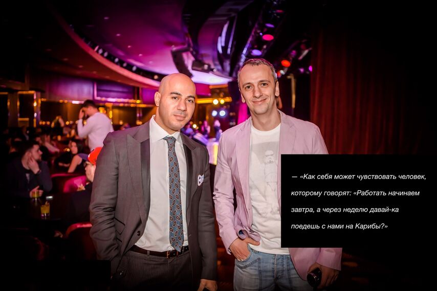 Михаил с Артуром Восканяном, основателем Eurasian Poker Tour и Poker Club Management