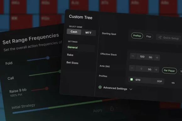 Новый функционал GTO Wizard для омахи: настраиваемые стратегии для хедз-апов, постфлоп-ICM и нодлоки