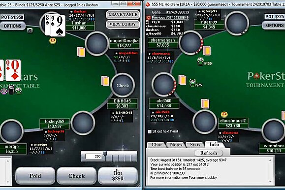 ВОД: Илья Городецкий, MTT, PokerStars, часть 1