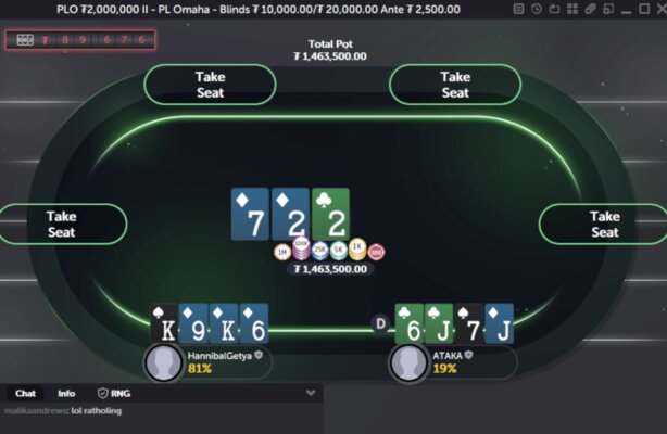 Самый слабый игрок на $10k/$20k. Большая игра на CoinPoker