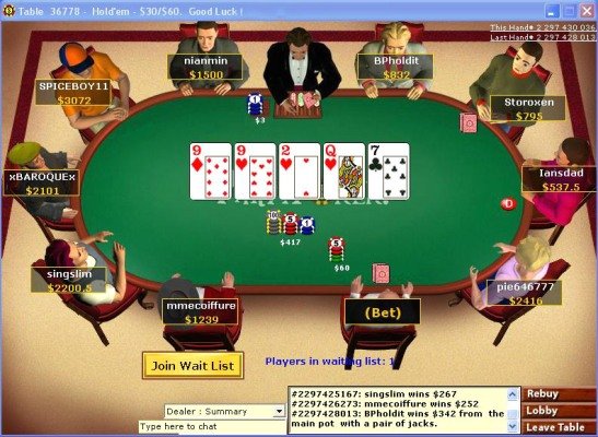 История онлайн-покера, часть 1