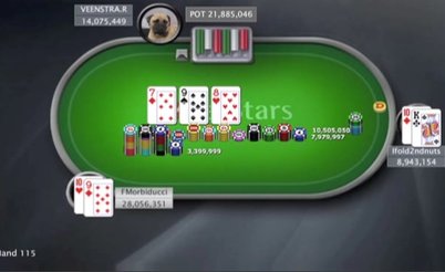 Sunday Million, финальный стол, 1 января