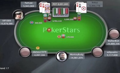 Sunday Million, финальный стол, 4 марта