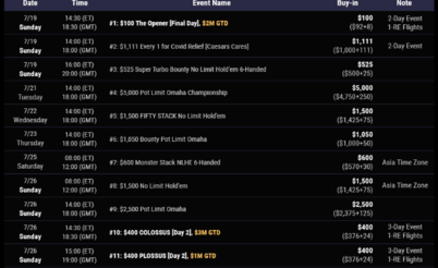 Полное расписание WSOP Online с 54 браслетами: новости покер-румов