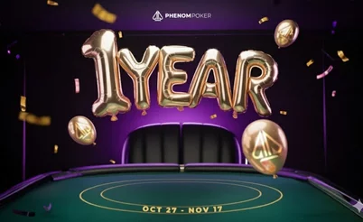День рождения Phenom Poker: десятки фрироллов, релоад и полноценное турнирное расписание