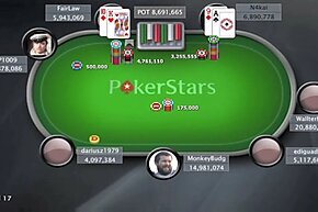 Sunday Million, финальный стол, 4 марта