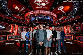 Руслан Придрик и 8 его соперников в финале главного турнира WSOP